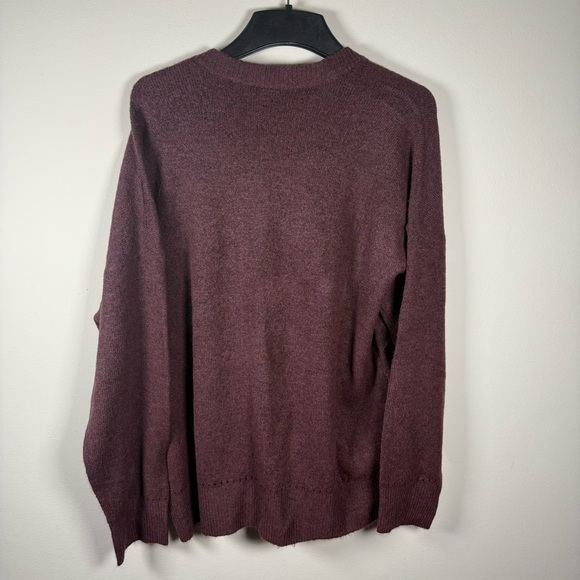 Torrid Vegan Cashmere Maroon Knit Cardigan Sweater Size 2X - Picture 12 of 13